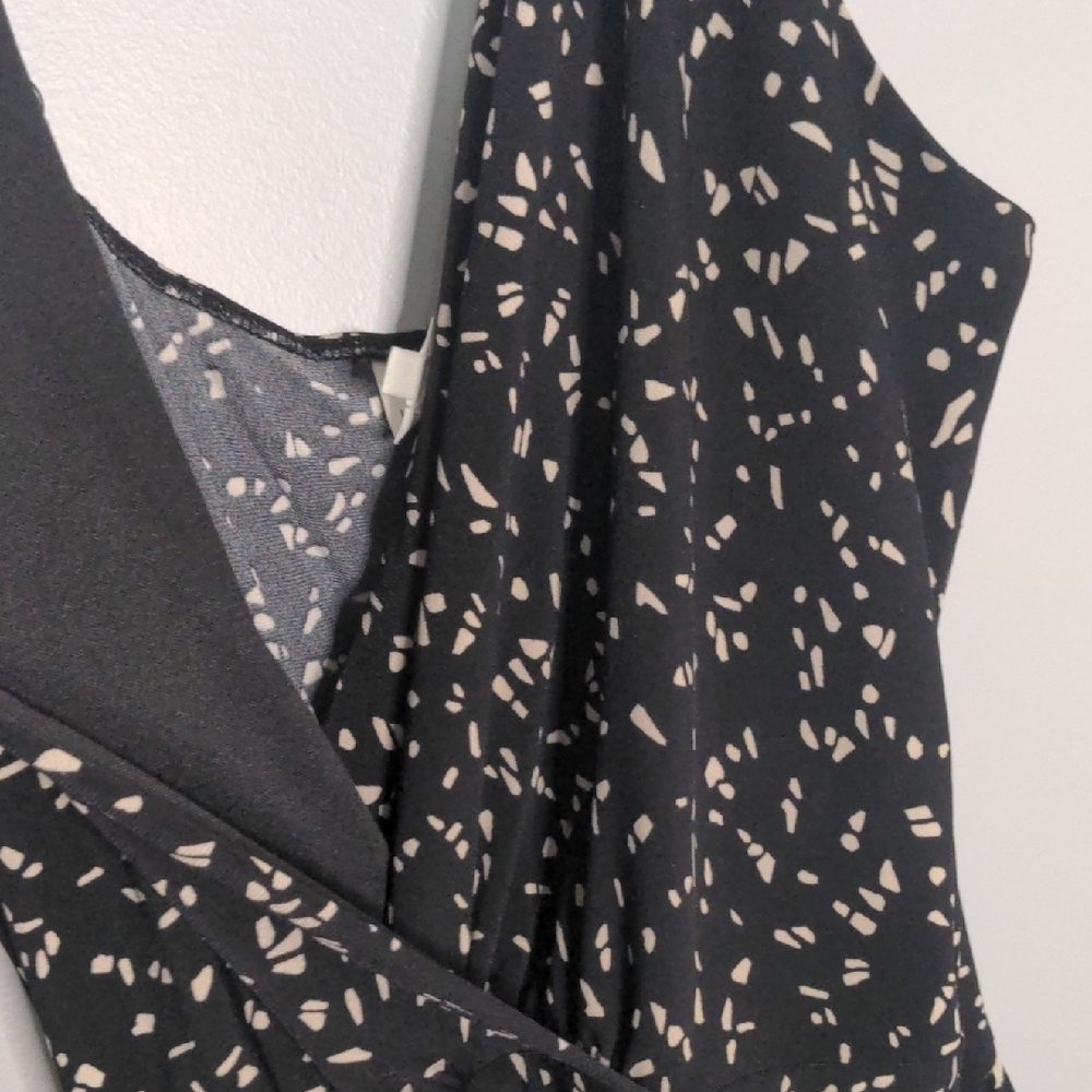 EUC✨KAILEIGH women's XL black & cream Rochelle Knit Jumpsuit from Stitch Fix - Picture 6 of 17